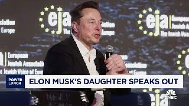 Elon Musk's daughter speaks out against the controversial Tesla CEO