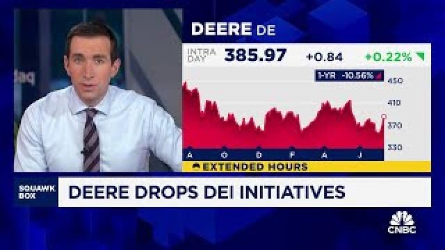 John Deere drops DEI initiatives