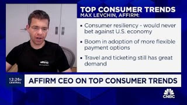Affirm CEO on consumer behavior: 'shopping is back on and people are buying'