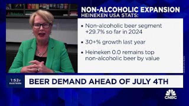 Non-alcoholic beer is 'enduring trend' as people opt for moderation, says Heineken's Maggie Timoney