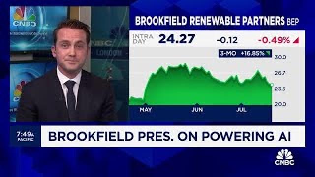 Demand for power is tremendous as AI capabilities grow, says Brookfield Asset Management's Teskey