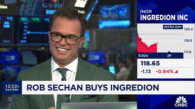Trade Tracker: Rob Sechan buys Ingredion