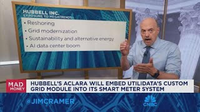 Jim Cramer looks for an under-the-radar AI play in Hubbell