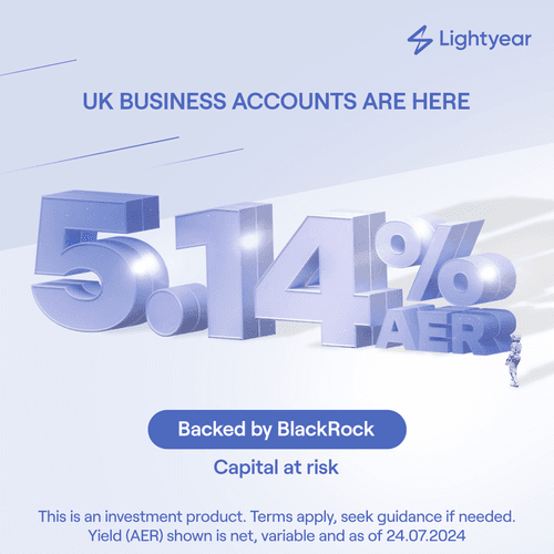 Lightyear launches business accounts to offer better rates on billions of pounds of British businesses’ savings
