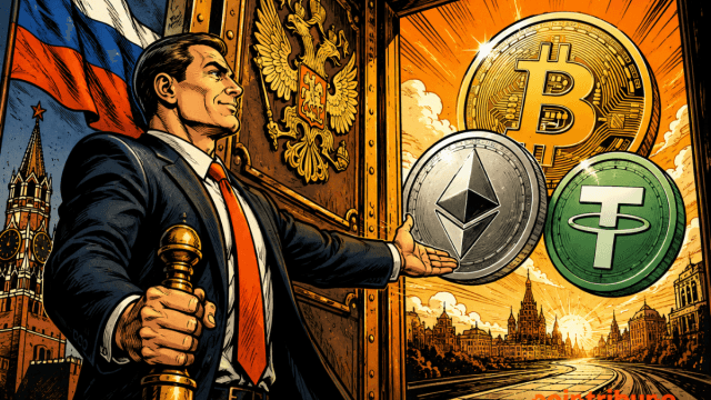 Crypto: Russia Opens the Door to Bitcoin, Ether, and USDT