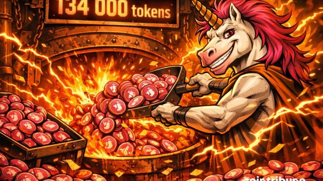 Uniswap burns 134,000 UNI tokens in one day, a record