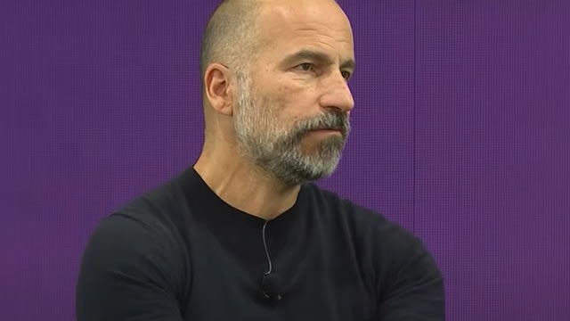 Uber is recruiting fewer drivers in cities with self-driving taxis, CEO Dara Khosrowshahi says