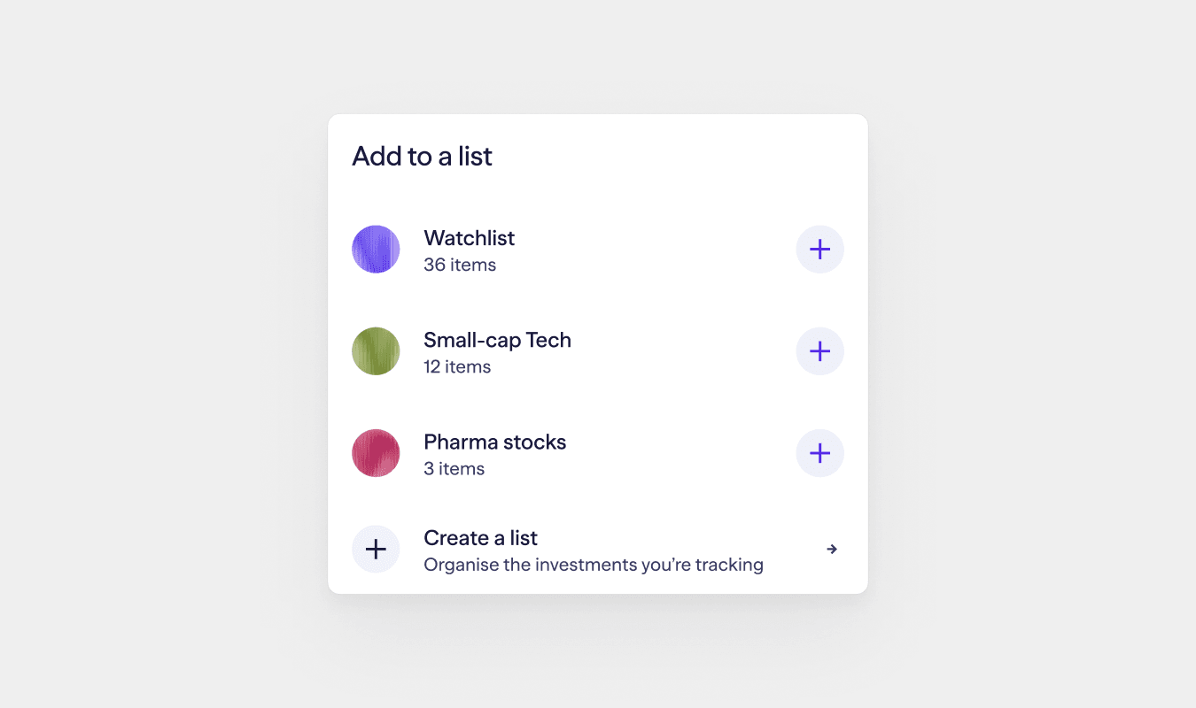 Lists are here: your watchlist just got a lot more organised
