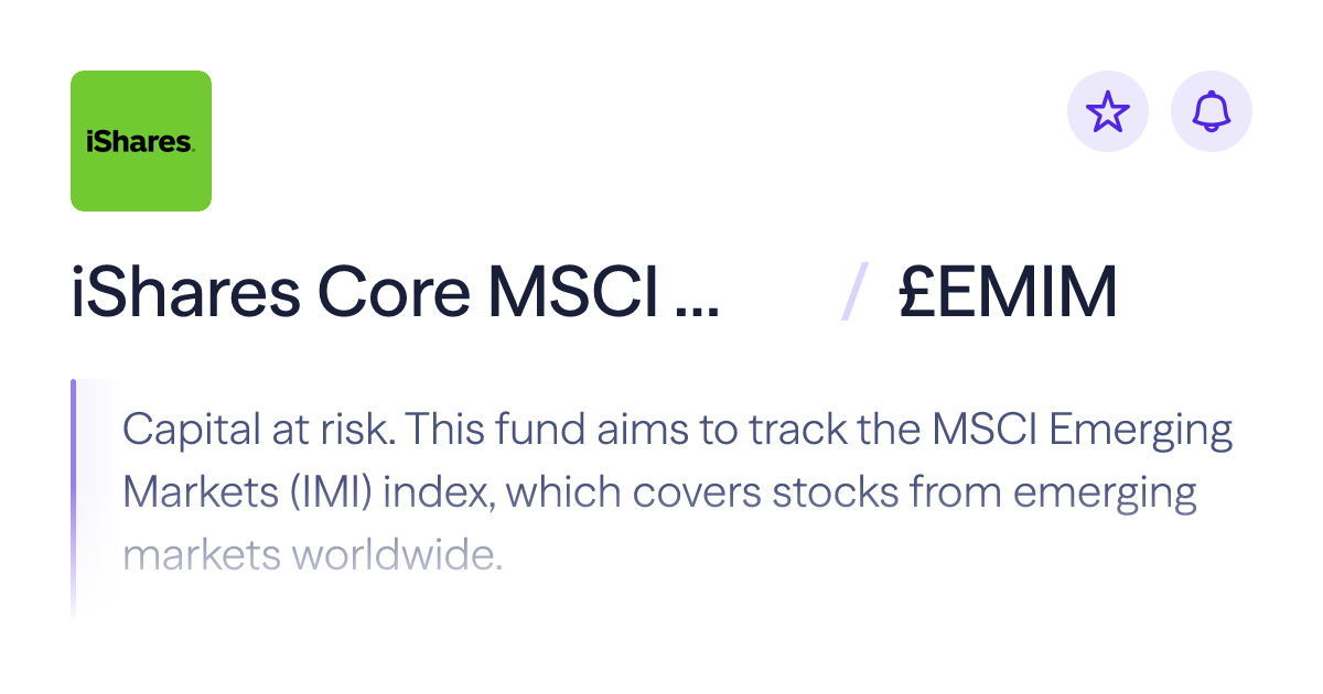 EMIM ETF Price, Performance & Fund Data | Lightyear