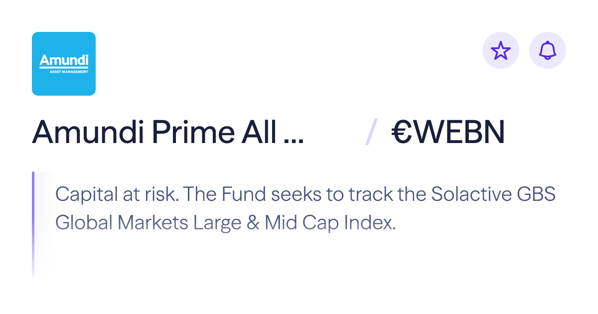 Full holdings for Amundi Prime All Country World ETF (€WEBN) - Lightyear