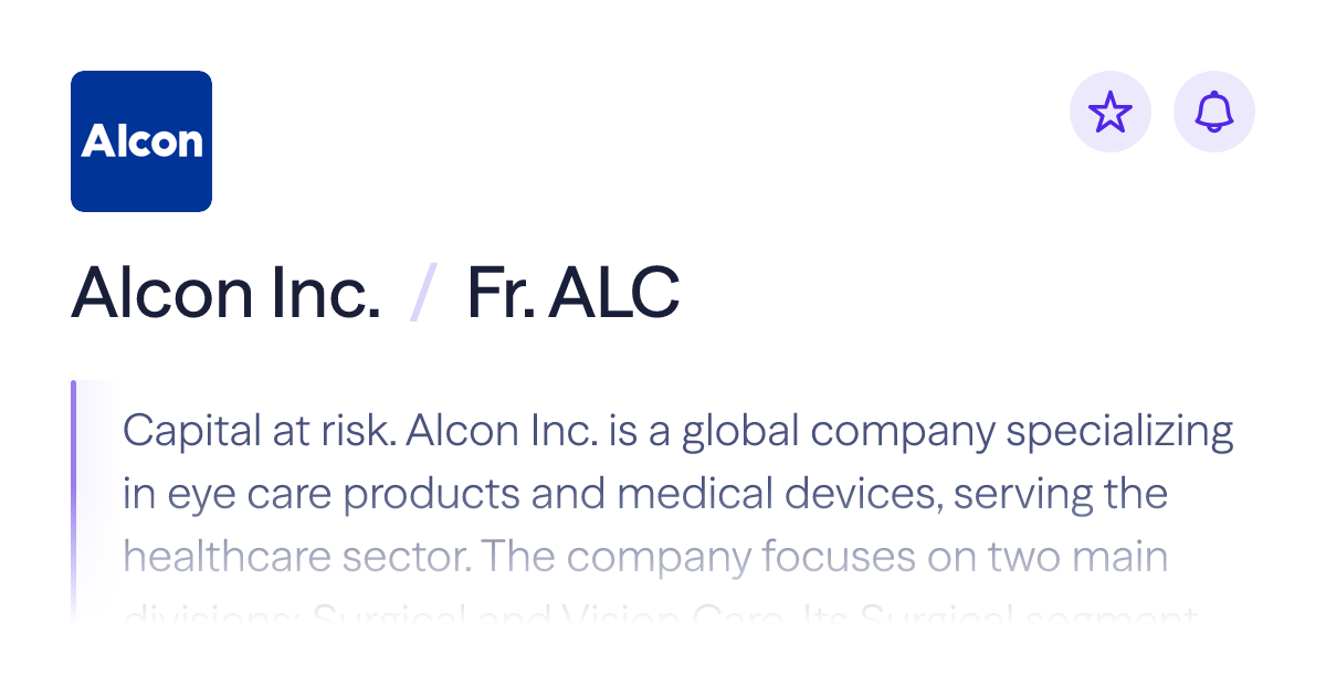Alcon Inc. - Lightyear