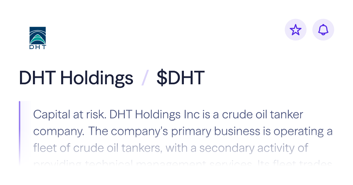 Buy DHT Holdings stock | $DHT Share Price | Lightyear