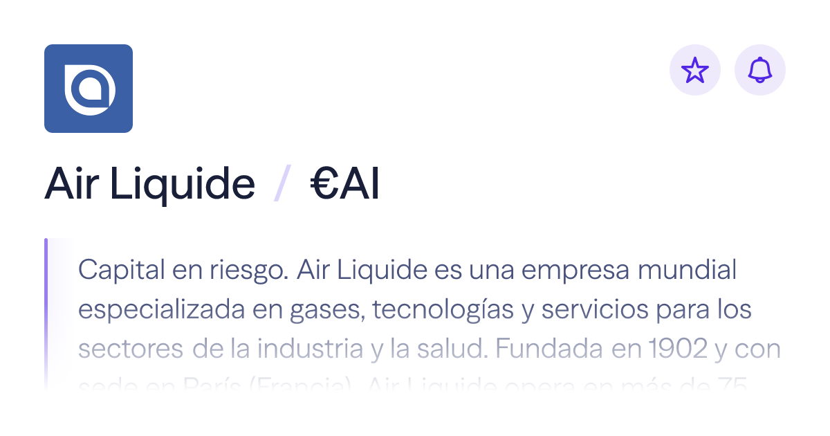 Compra acciones de Air Liquide | Precio de AI | Lightyear